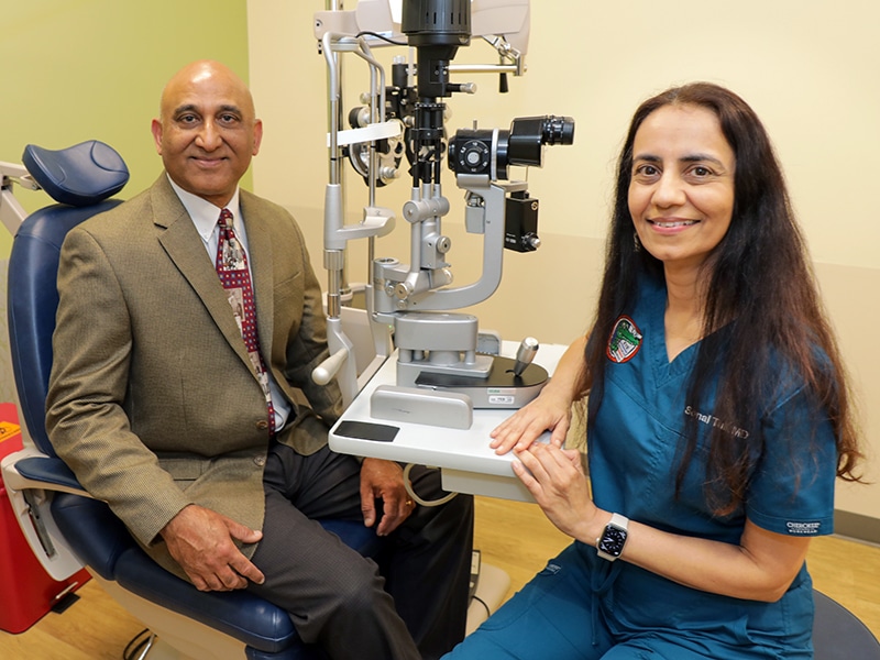 UF Warrington Executive MBA Alum Sonal Tuli with a patient