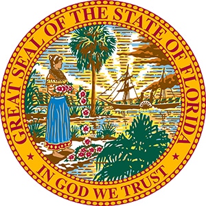 Logo for State of Florida, an employer of UF Warrington Executive MBA alumni