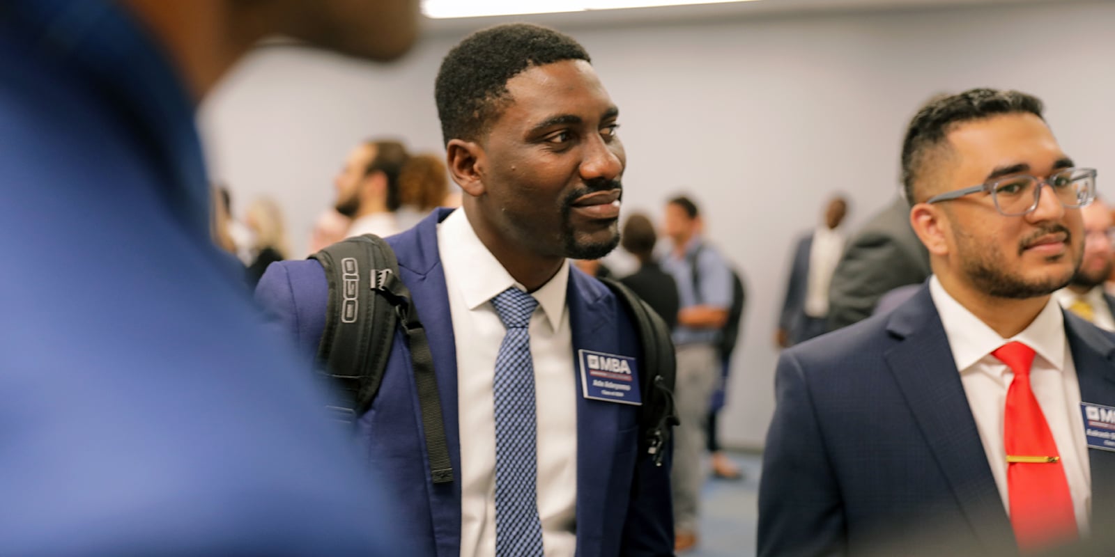 UF Warrington Full-Time MBA students during a campus organization meeting