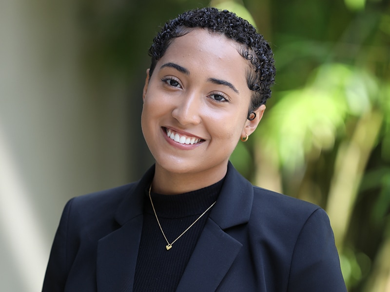 Warrington Joint Master's Degree Student Scenic Mosley (MSRE, JD ’25)