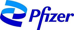 Logo for Pfizer, an employer of UF Warrington South Florida Weekend Part-Time MBA alumni