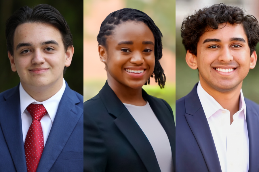 Kevin Bencomo, Elaine Buteau and Umar Lodhi