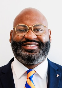 Brandon Spikes headshot, smiling