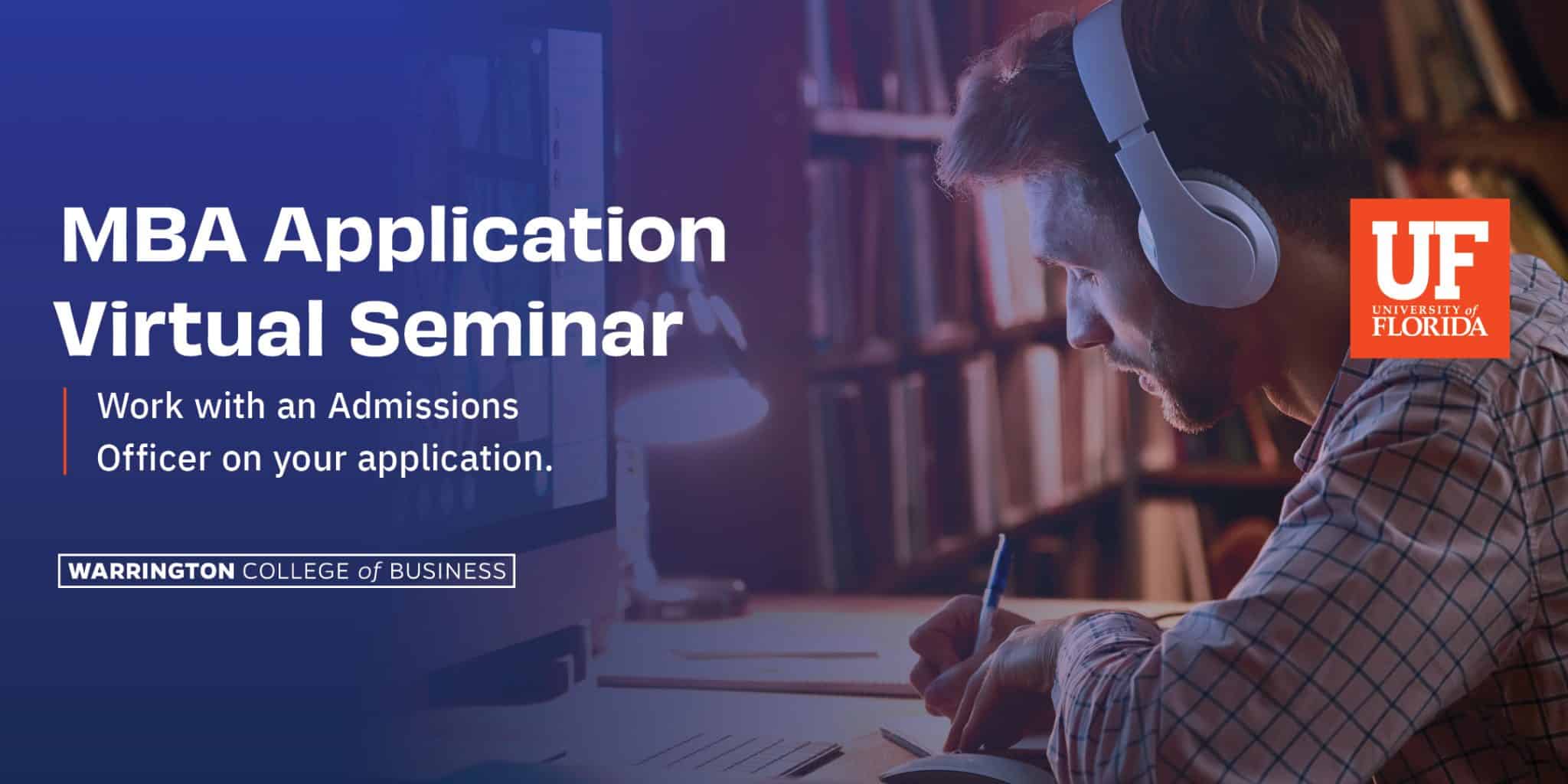 MBA Application Workshop Graphic